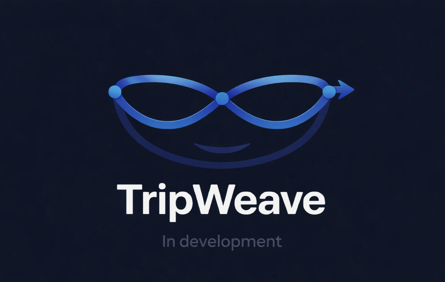 TripWeave logo showing "in development"